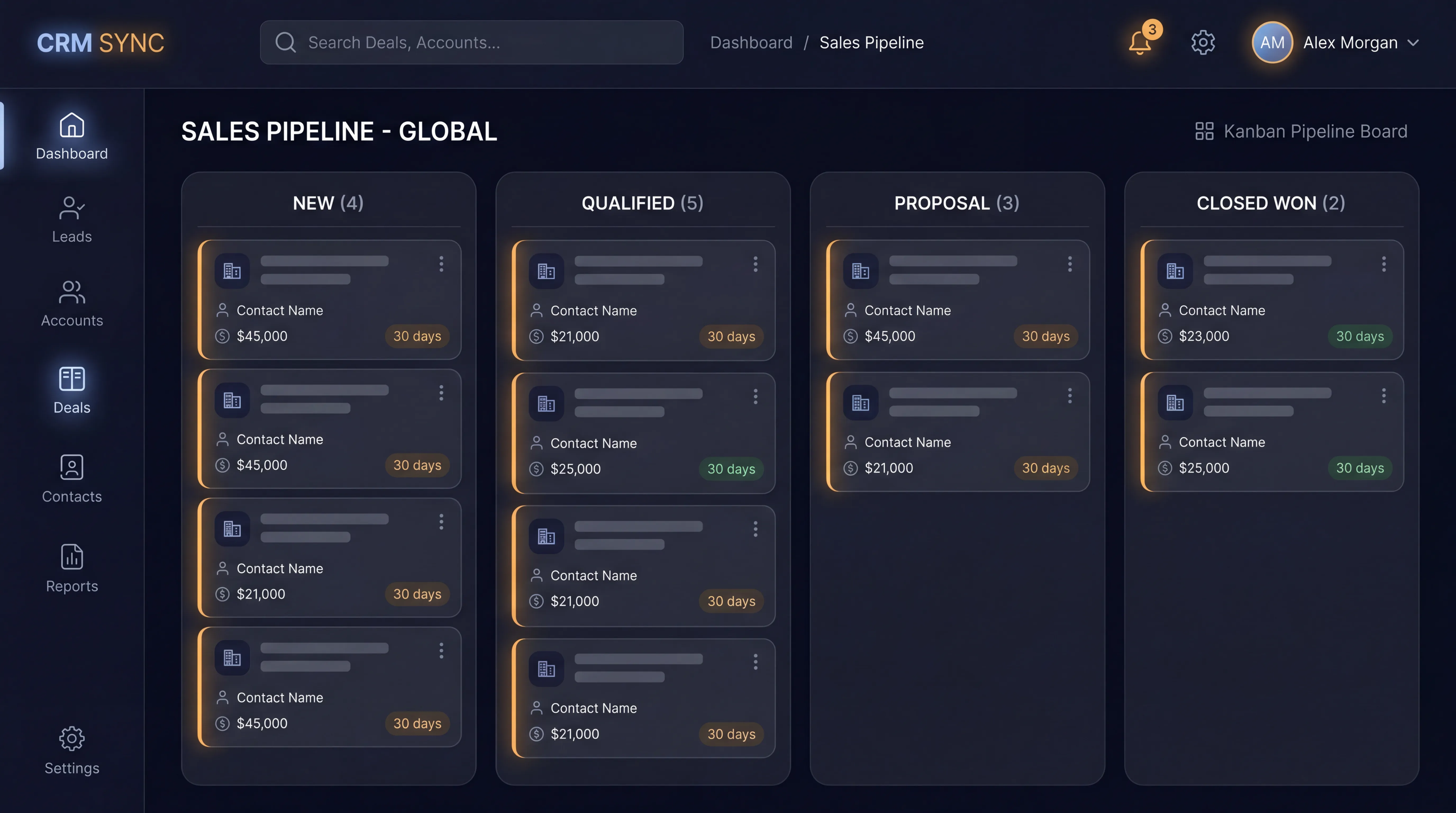 The Apex War Room — CRM Dashboard